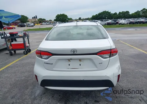 2020 Toyota Corolla Le from USA, damaged, VIN JTDEPRAE2LJ014268